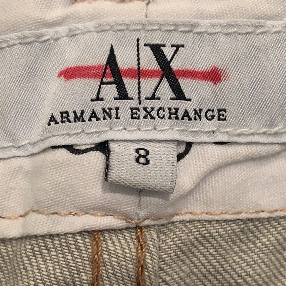 Armani Exchange Grey Light Wash Jeans NWT - Picture 6 of 7